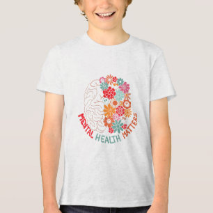End The Stigma Mental Health S Mental Awareness Pr Tri-Blend Shirt