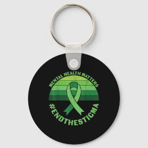 End The Stigma Suicide Depression Mental Health Aw Key Ring