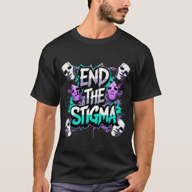 "End the Stigma" Suicide Prevention T-Shirt (Front)