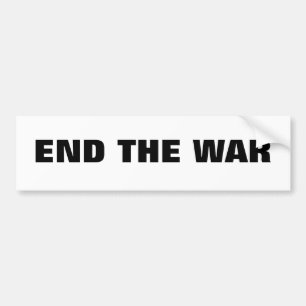 End the War Bumper Sticker