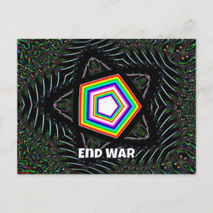 End War (you may change the words) Postcard