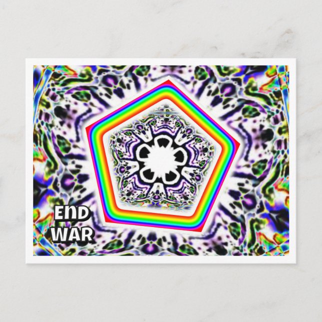 End War (you may change the words) Postcard (Front)