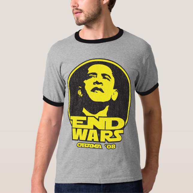 End Wars Obama T-Shirt (Front)