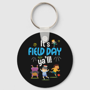 End Year Field Day Kids Kindergarten 1st Grade Gi Key Ring
