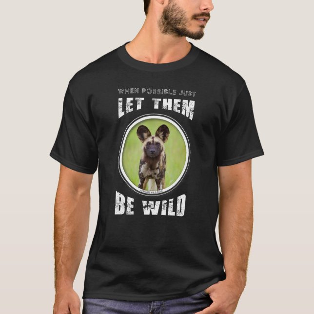 Endangered African Wild Dog T-Shirt (Front)