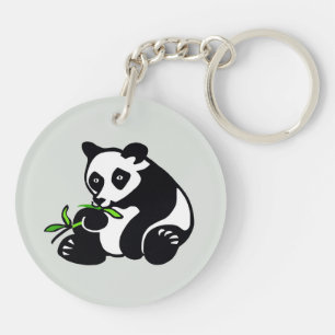 Endangered animal - Cute PANDA- Wildlife - Nature Key Ring