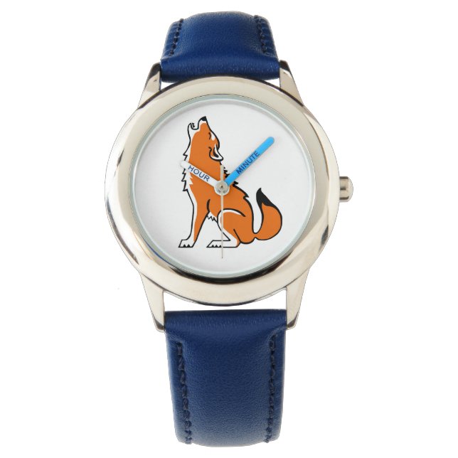 Endangered animal - Red WOLF - Wildlife warrior - Watch (Front)
