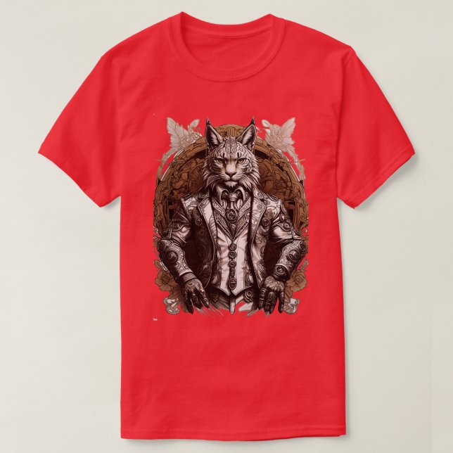 Endangered Animals Baltic Lynx Nikko T-Shirt (Design Front)
