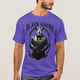 Endangered Animals Black Marty T-Shirt