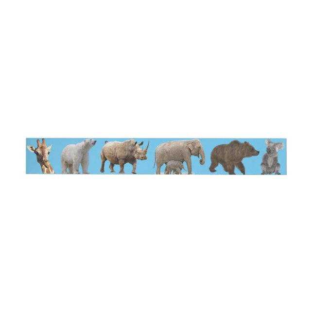 Endangered Animals Wraparound Address Label (Individual)