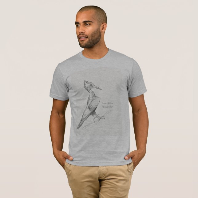 Endangered Ivory-billed Woodpecker T-Shirt (Front Full)