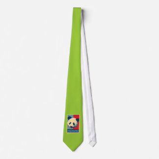 Endangered Panda Pop Art Design Tie