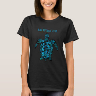 Endangered Species Animal Black Softshell Turtle T-Shirt