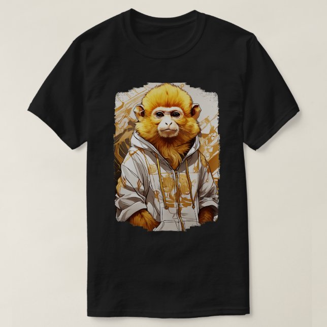 Endangered Species GoldenLion Tamarin Marlow T-Shirt (Design Front)