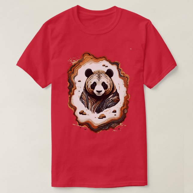 Endangered Species Panda Bear Mitchell T-Shirt (Design Front)
