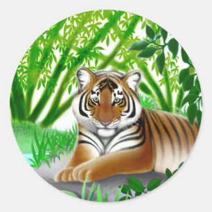 Endangered Sumatran Tiger Sticker