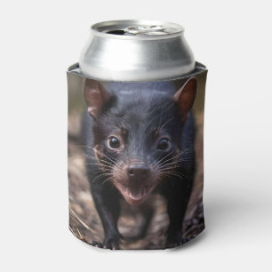 Endangered Young Australian Tasmanian Devil, Can Cooler