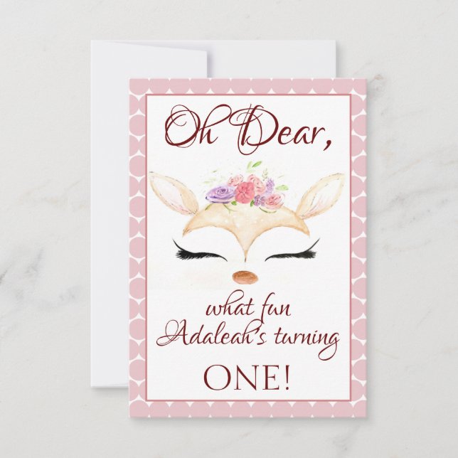 en'Dear'ing invitiation card (Front)