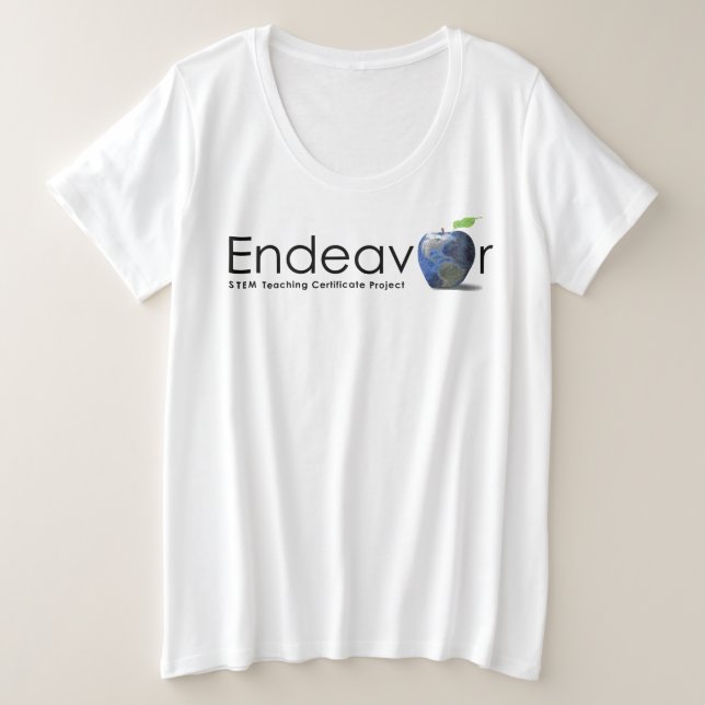 Endeavor Women's T-Shirt Plus Size (Design Front)