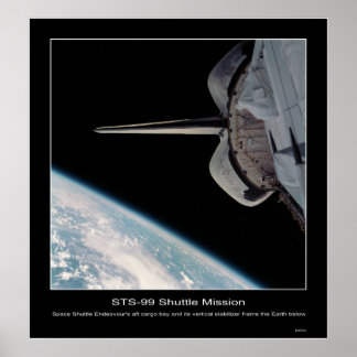 Endeavour Aft View Poster