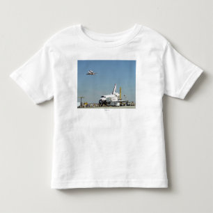 Endeavour on Runway with Columbia on SCA Overhea Toddler T-Shirt