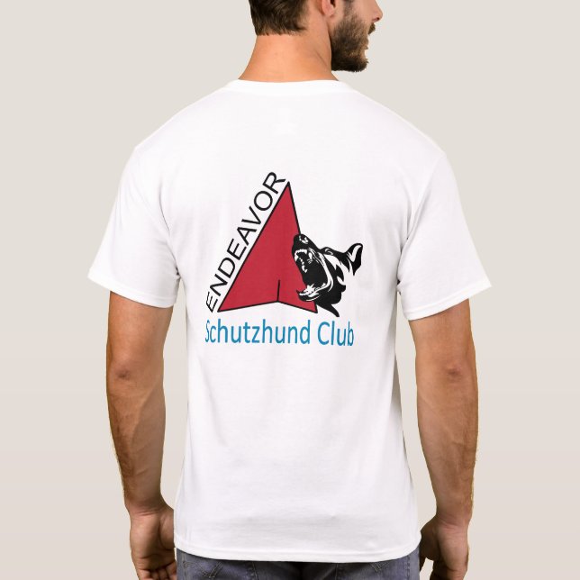 Endeavour Schutzhund Club Logo Short Sleeve Shirt (Back)