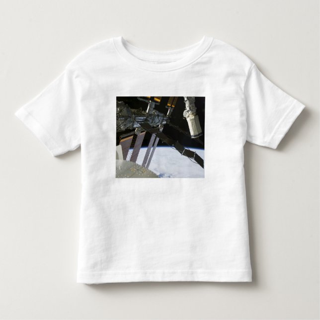 Endeavour's arm amidst International Space Stat Toddler T-Shirt (Front)