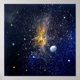 Endless Art print of our galaxy