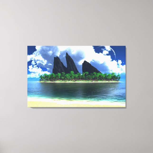 Endless Blue (2014) Canvas Print (Front)