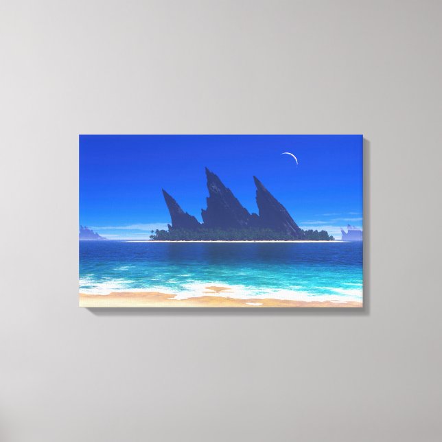 Endless Blue (2025) Canvas Print (Front)