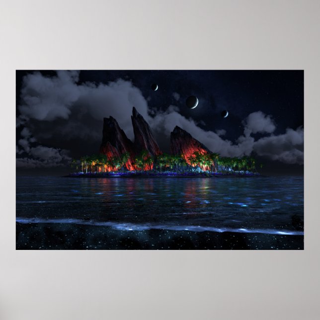 Endless Blue (Night) Poster (Front)