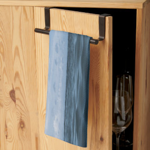 Endless Blue Ocean Waves 1 Tea Towel