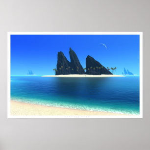 Endless Blue Poster