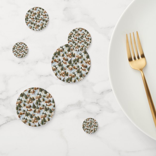 Endless Christmas Gingerbread Village Confetti (Group)