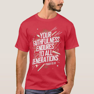 Endless Faithfulness Graffiti Geometrics design gi T-Shirt
