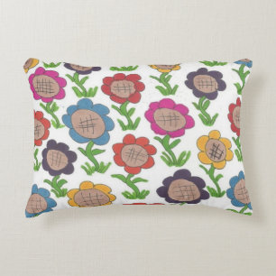 Endless Garden Flower Pattern Art Decorative Cushion