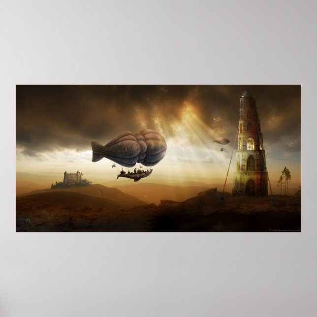 Endless Journey | Steampunk Incredible Adventure Poster (Front)