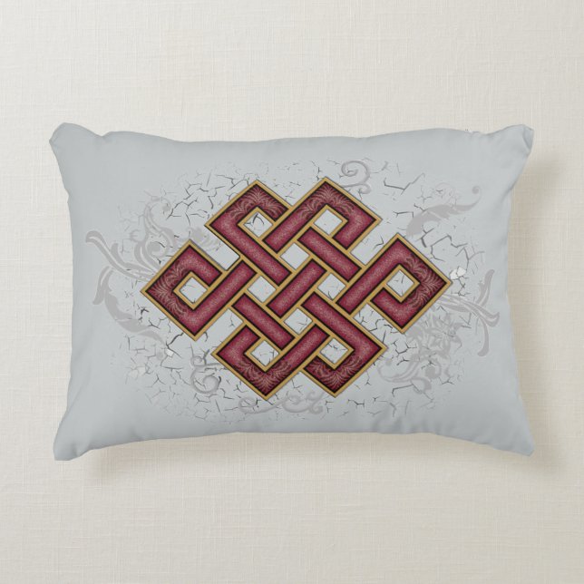 Endless Knot Decorative Cushion (Front)