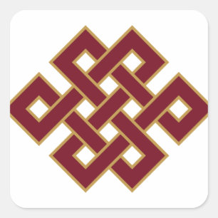Endless Knot Square Sticker