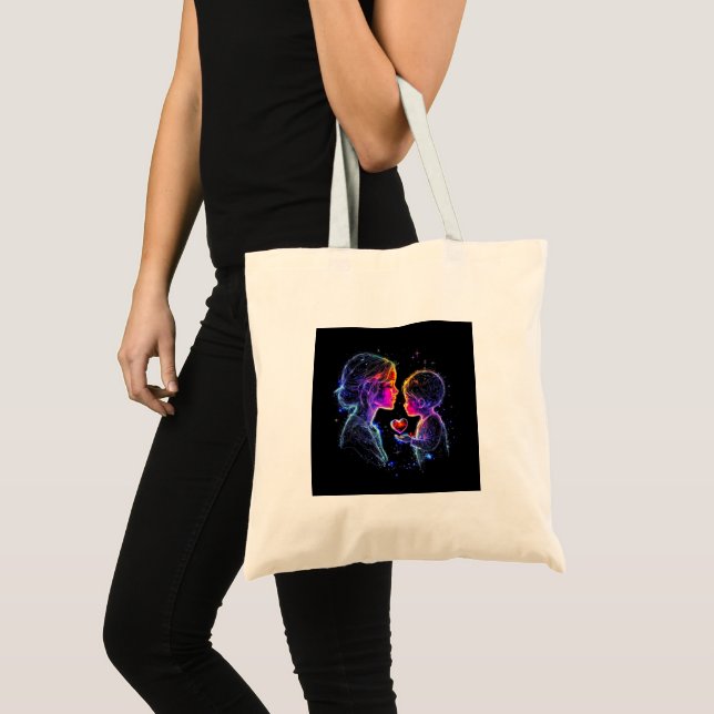 Endless Love, Forever My Heart Tote Bag (Front (Product))