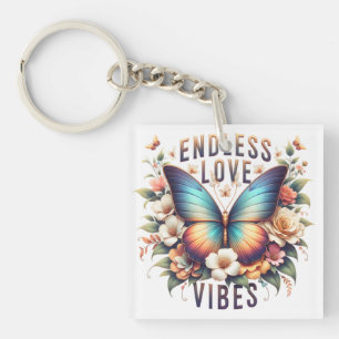 Endless Love Vibes Butterfly Art-96281 Key Ring