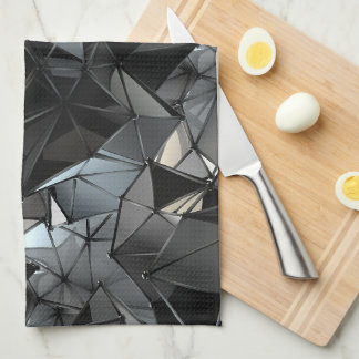 endless monochrome : tea towel