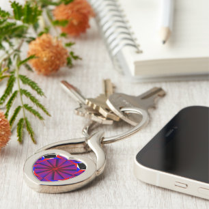 Endless Pinwheel by Kenneth Yoncich Key Ring