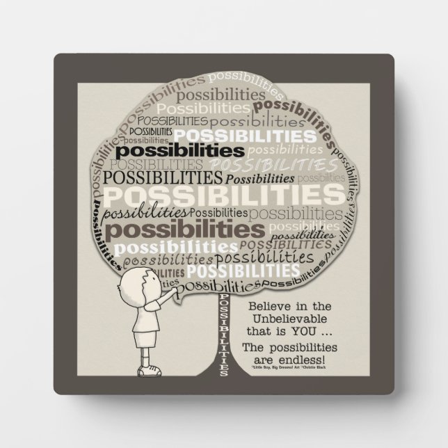Endless Possibilities Plaque (Front)