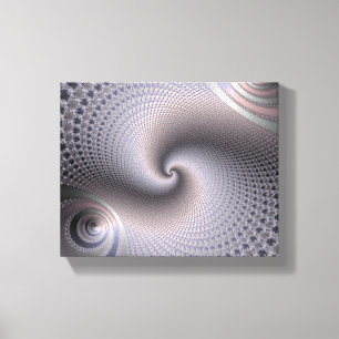 Endless Spirals - Fractal Art Canvas Print