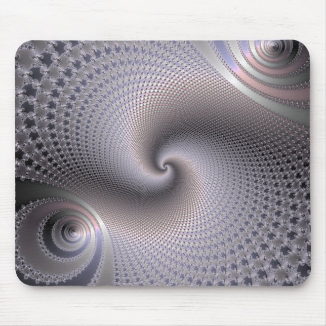 Endless Spirals - Fractal Art Mouse Pad (Front)