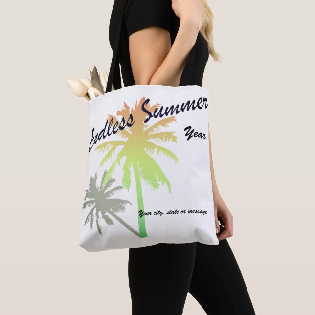 Endless Summer- Customisable Tote Bag (Close Up)