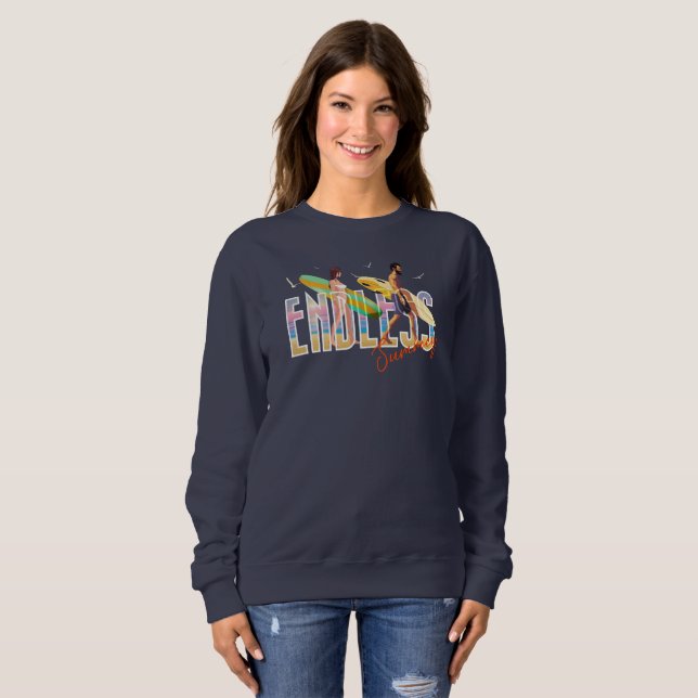 Endless Summer | Women Sweatshirt (Light) (Front Full)
