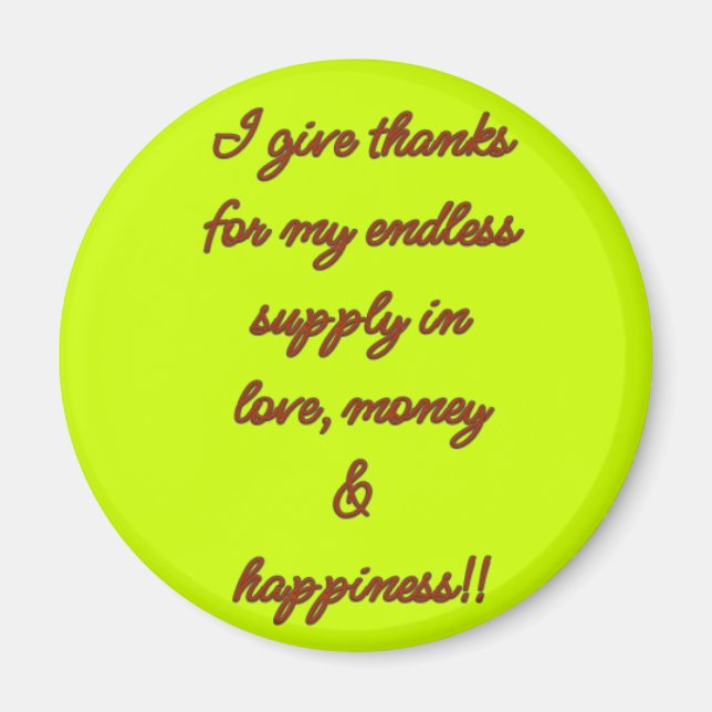 Endless Supply Magnet (Front)