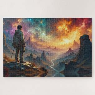 Endless View colourful landscape Jigsaw Puzzle